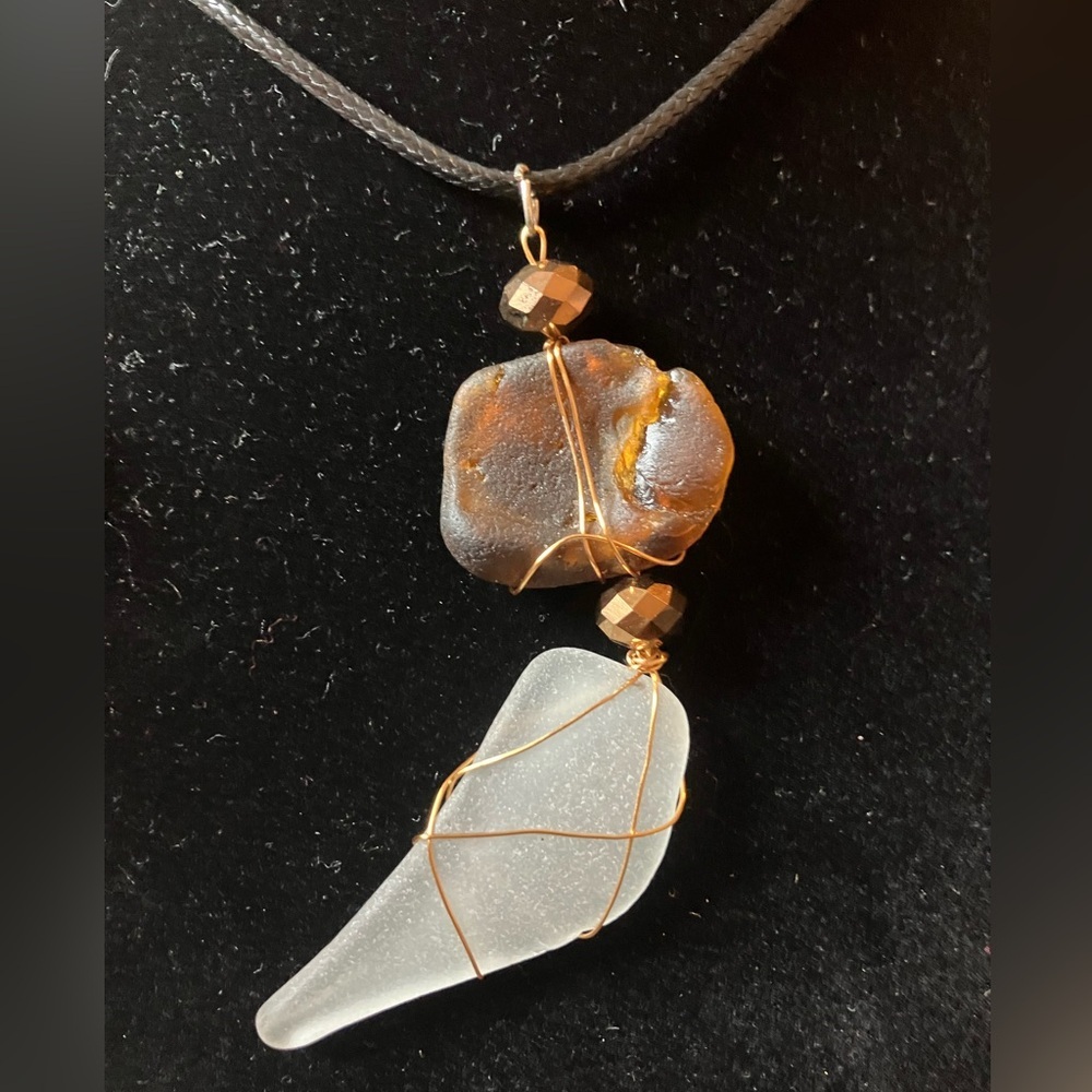 #23 Handmade seaglass necklace